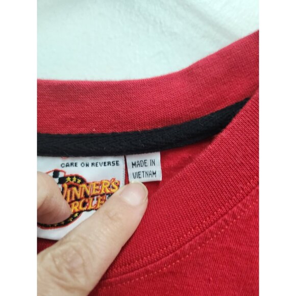 Vintage Nascar Mens Dale Jr #8 T-Shirt Medium Red Bud Racing Winners Circle - Picture 7 of 10